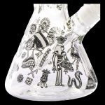 Smoke Cartel Glow in the Dark Egyptian Deities Water Pipe