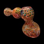 Smoke Cartel Gold Fume and Slime Hammer Bubbler - 8 in.