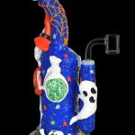 Frightening Fiesta Enamel on Glass Dab Rig