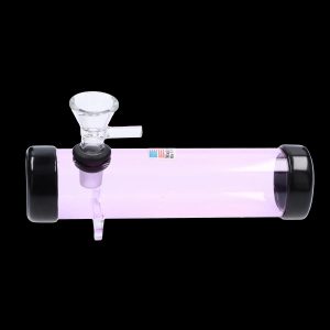 JM Plastics Smokey with Glass Bowl Acrylic Steam Roller