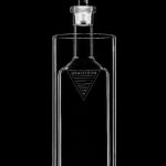 Front view of the GRAV® Gravitron 2.0 Water Pipe, a clear glass tube with a simple, cylindrical design.