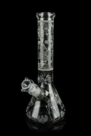 BONGS USA Glow in the Dark Egyptian Deities Bong