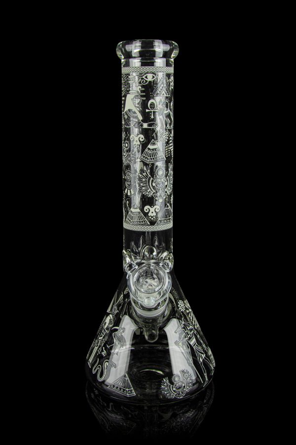 BONGS USA Glow in the Dark Egyptian Deities Bong