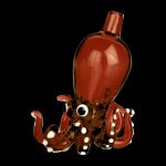 Octopus Themed Directional Carb Cap displayed in a close-up shot, highlighting its unique, swirling design and polished finish.