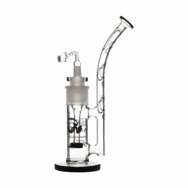 A studio shot of the Cheech & Chong "Tied Stick" Dab Rig Bubbler, shown at a slight angle against a white backdrop.