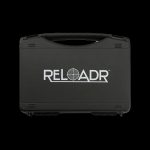 Black cannabis accessories case with “RELOAD™” logo.