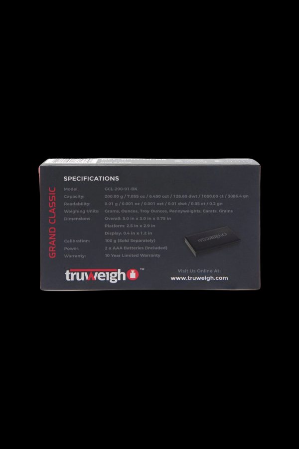 Truweigh Grand Classic Digital Scale - 200g x 0.01g