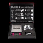 Digital scale with instructions for accurate cannabis weighing, displayed in open retail packaging.