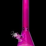 Neon Beaker with Ice Pinch Bong