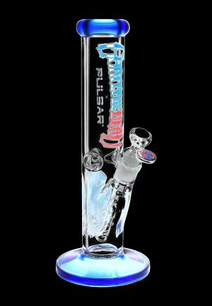 Grateful Dead x Pulsar Space Your Face Straight Tube Glass Bong