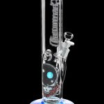 Grateful Dead x Pulsar Space Your Face Straight Tube Glass Bong