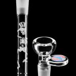 Grateful Dead x Pulsar Space Your Face Straight Tube Glass Bong