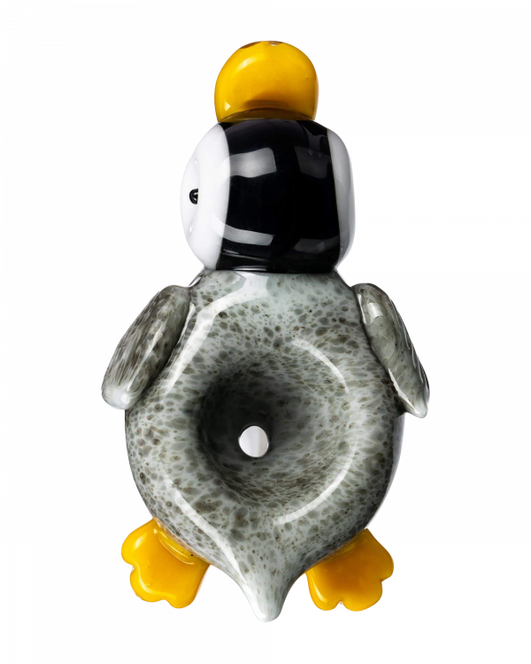 [WHITE][TRANSPARENT]Empire Glassworks Penguin Bowl