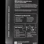 Product packaging for a GRAV Eclipse Rig, a water pipe for cannabis consumption, featuring specifications, design details, and social media information.