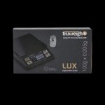 Truweigh LUX digital mini scale in retail packaging.